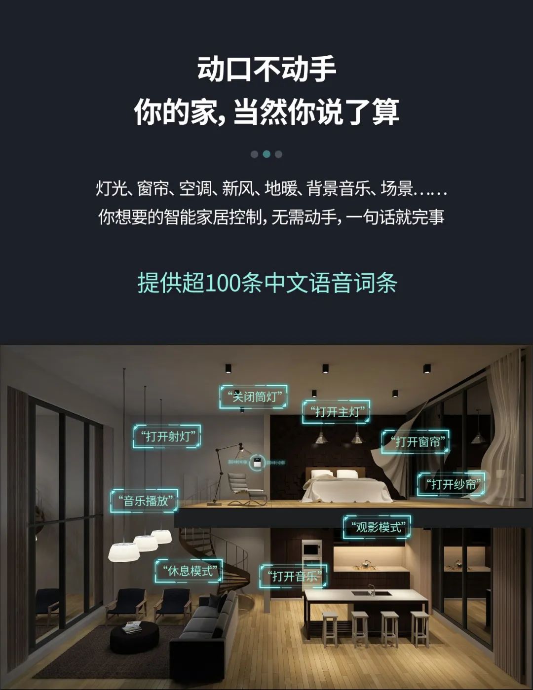 Stake颁布首款支持按键+触屏+语音节制交互的KNX智能面板
